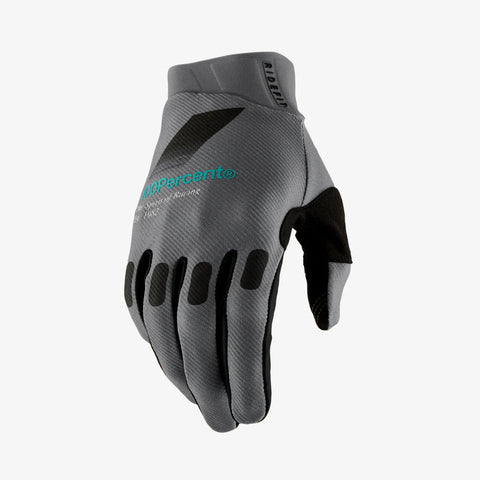 100% RideFit Gloves - Petrol