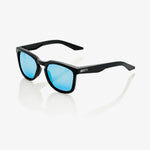 100% Hudson - Matte Black - HiPer Blue Mulitlayer Lens