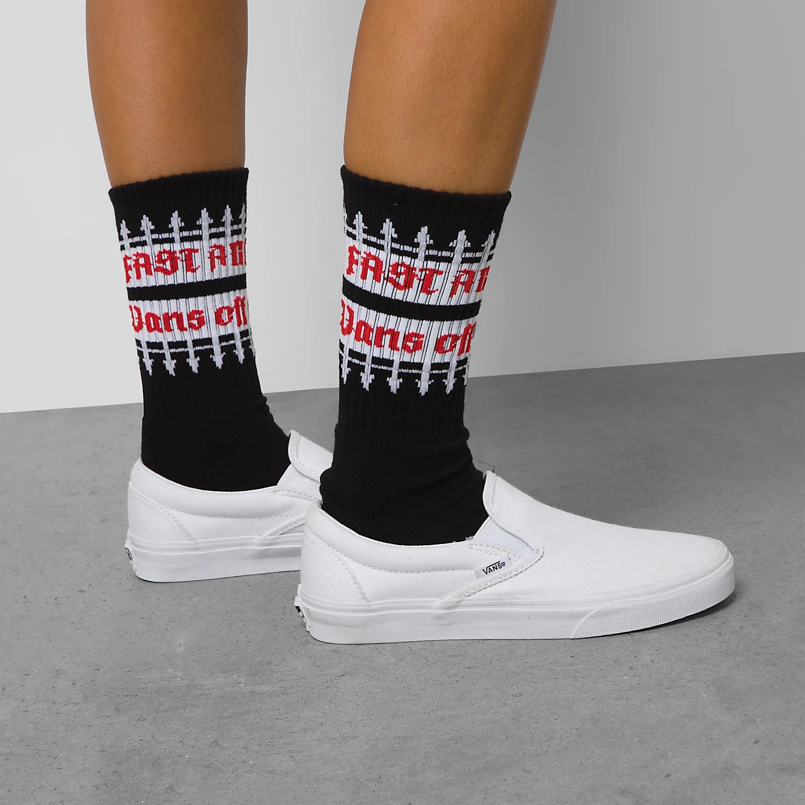 Vans Crew Sock - Fast & Loose - Black